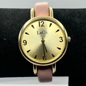 Gold & Pink L&Co. Watch